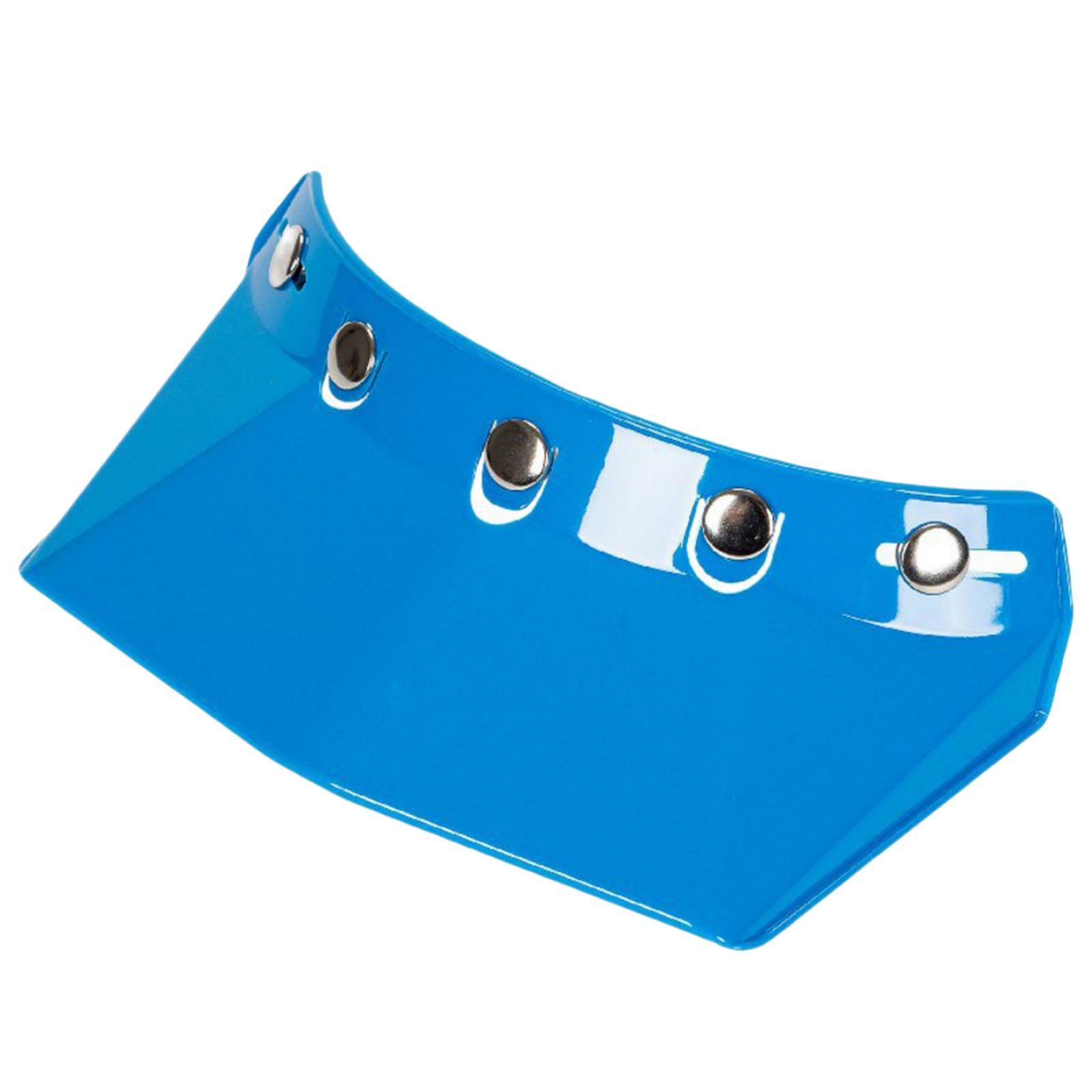 5-Snap Visor Peak Replace for Motorcycle Durable Black