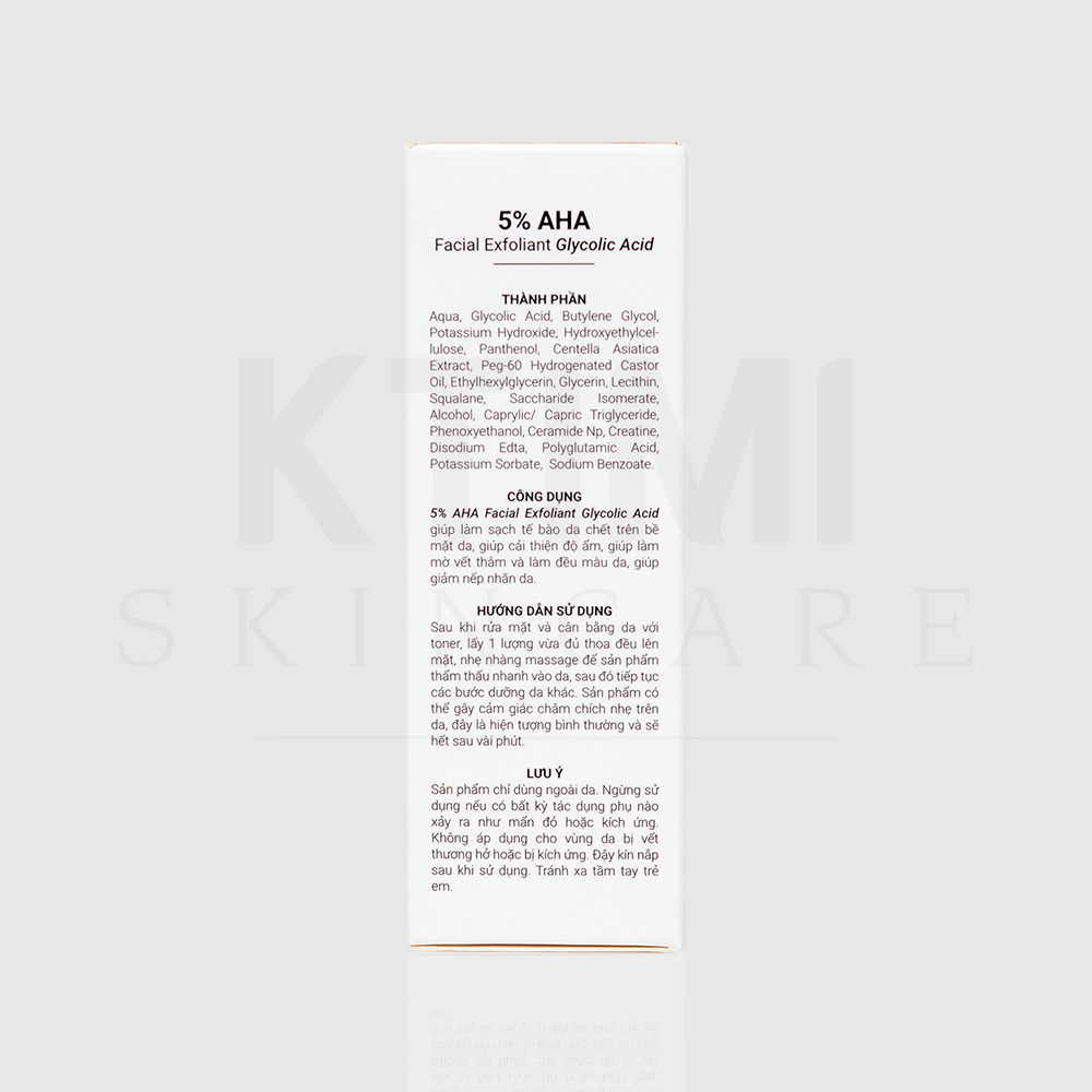 Serum Tẩy Tế Bào Chết KTIMI 5% AHA Facial Exfoliant Glycolic Acid