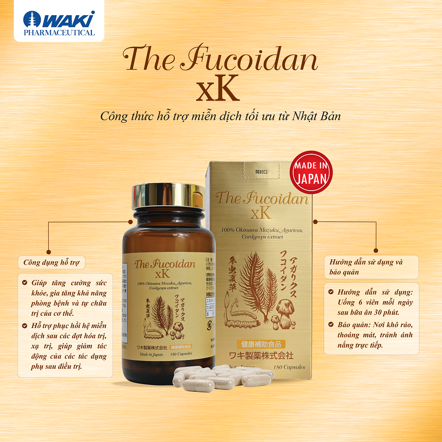 Thực phẩm bảo vệ sức khỏe THE FUCOIDAN xK tặng 24 viên trị giá 704k