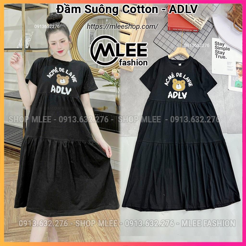 Đầm bầu suông cotton dáng dài, váy xuông đuôi cá co giãn 4 chiều, MLEE SHOP