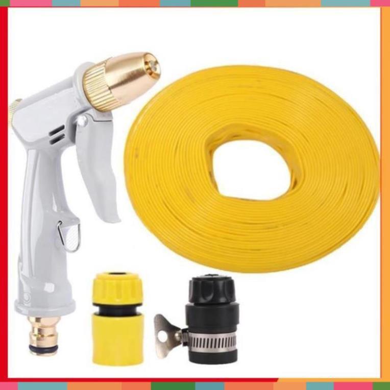Bộ dây và vòi xịt rửa xe tưới cây tăng áp 15M 206846
