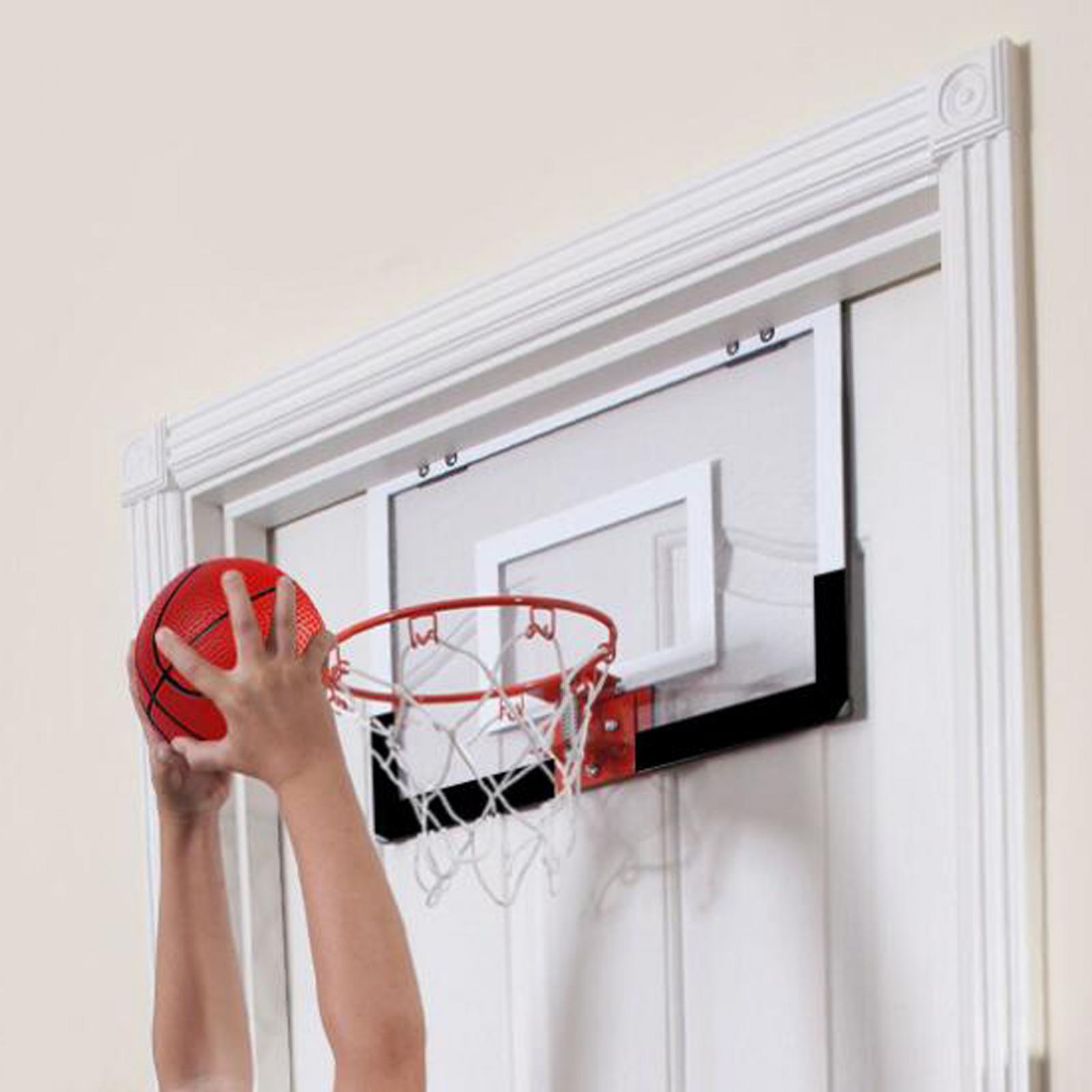 Mini Basketball Hoop Basketball Backboard Toy Easy to Assemble Replacement Net Indoor Basketball Games Basketball Goal for Garden Door Kids