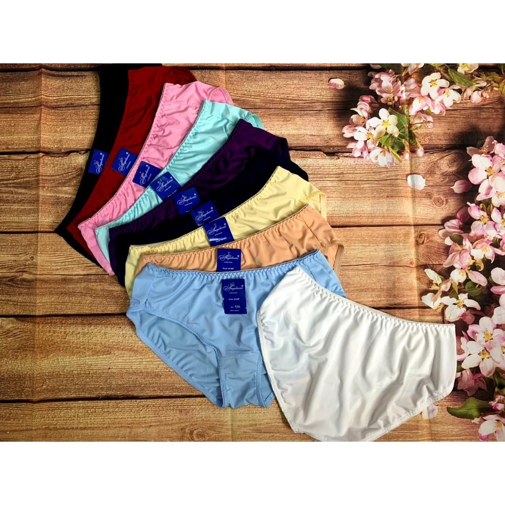 COMBO 5 QUẦN LÓT NỮ THUN LẠNH TRƠN BIG SIZE ANGELAVIC