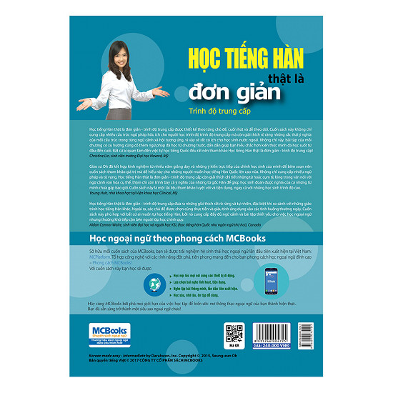 Combo Học tiếng Hàn thật là đơn giản, Ngữ pháp tiếng hàn thông dụng (trung cấp) TẶNG bookmark tùy chọn