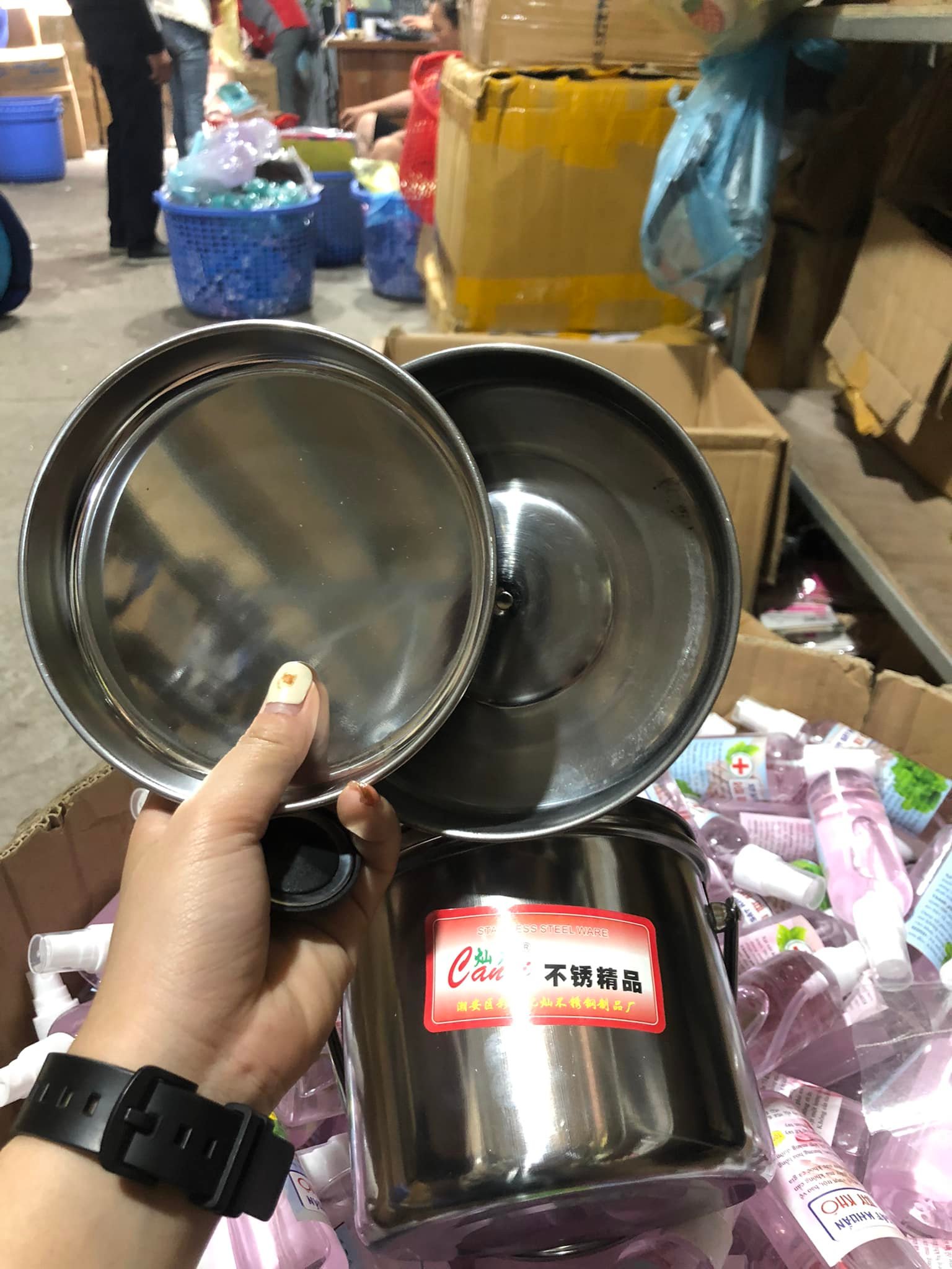 CẠP LỒNG, HỘP CƠM INOX 1 TẦNG 2 NGĂN ĐỰNG THỨC ĂN TIỆN DỤNG