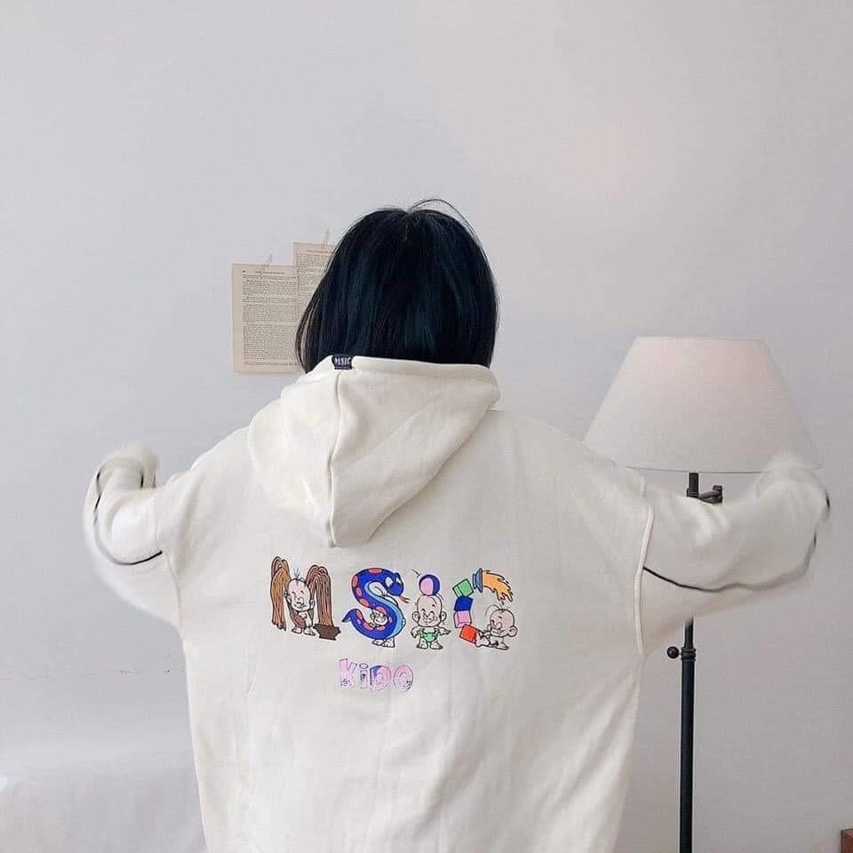 ( Loại dày ) ÁO KHOÁC THUN NỈ NGOẠI IN CHỮ KIDO SIÊU XINH( kèm video sản phẩm shop tự quay)