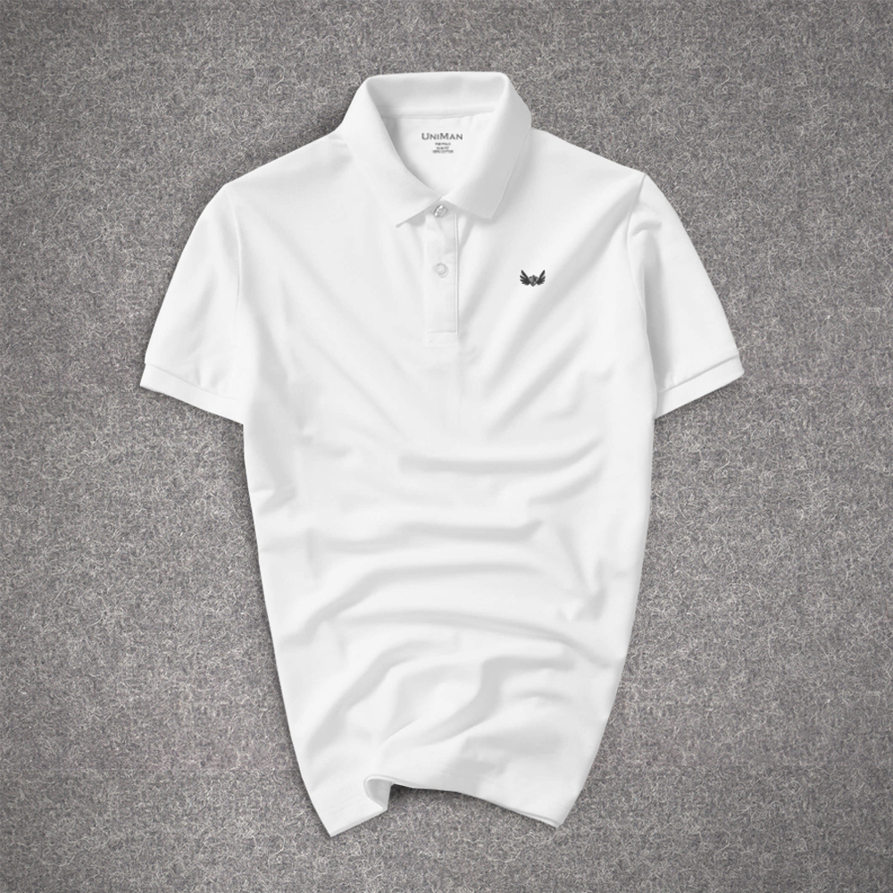 Áo Polo nam ngắn tay sọc ngang có cổ bẻ, Logo THÊU,Chất Vải 100% Cotton