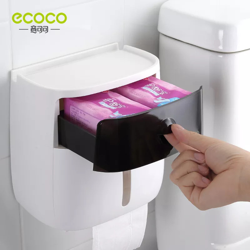 [ĐA NĂNG TIỆN DỤNG] HỘP ĐỰNG GIẤY VỆ SINH ECOCO CAO CẤP