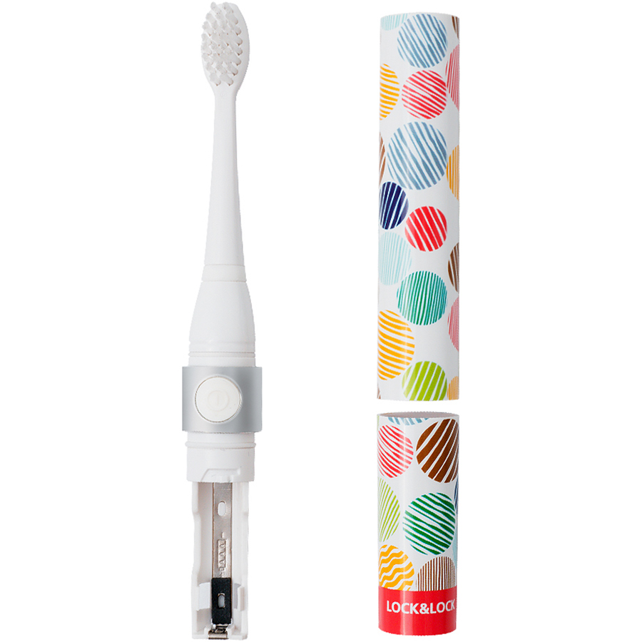 Bàn Chải Đánh Răng Điện Lock Lock Portable Electric Toothbrush ENR236 (162 x 20 x 20 mm)