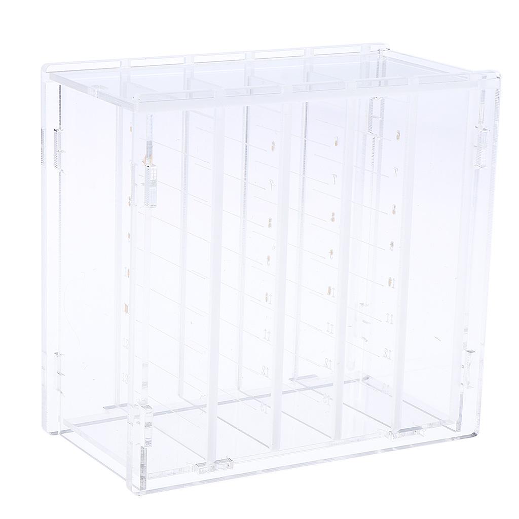 Acrylic 5 Layer False Eyelash Lash Storage Organizer Makeup glues Pallet Box