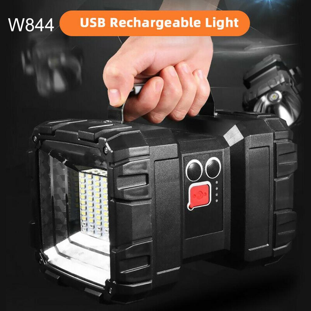 Super Bright Rechargeable Flashlight, Portable Handheld Spotlight , High Lumen Waterproof Searchlight with USB Output as Power Bank for Outdoor