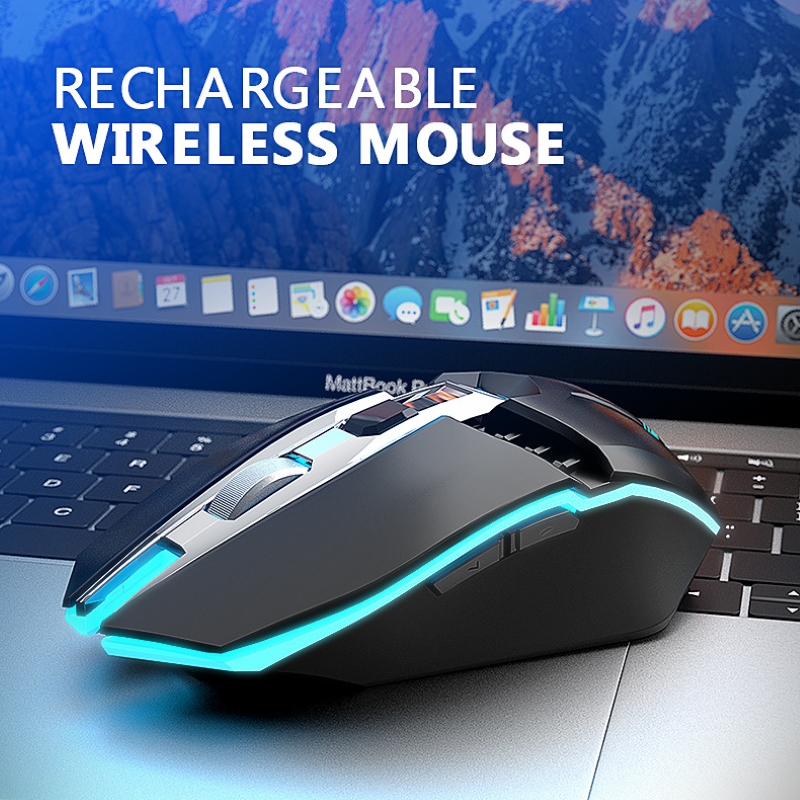 Chuột Không Dây X5 - Bluetooth 5.0 - Wireless 2.4ghz - Pin sạc - chống ồn - Hàng nhập khẩu