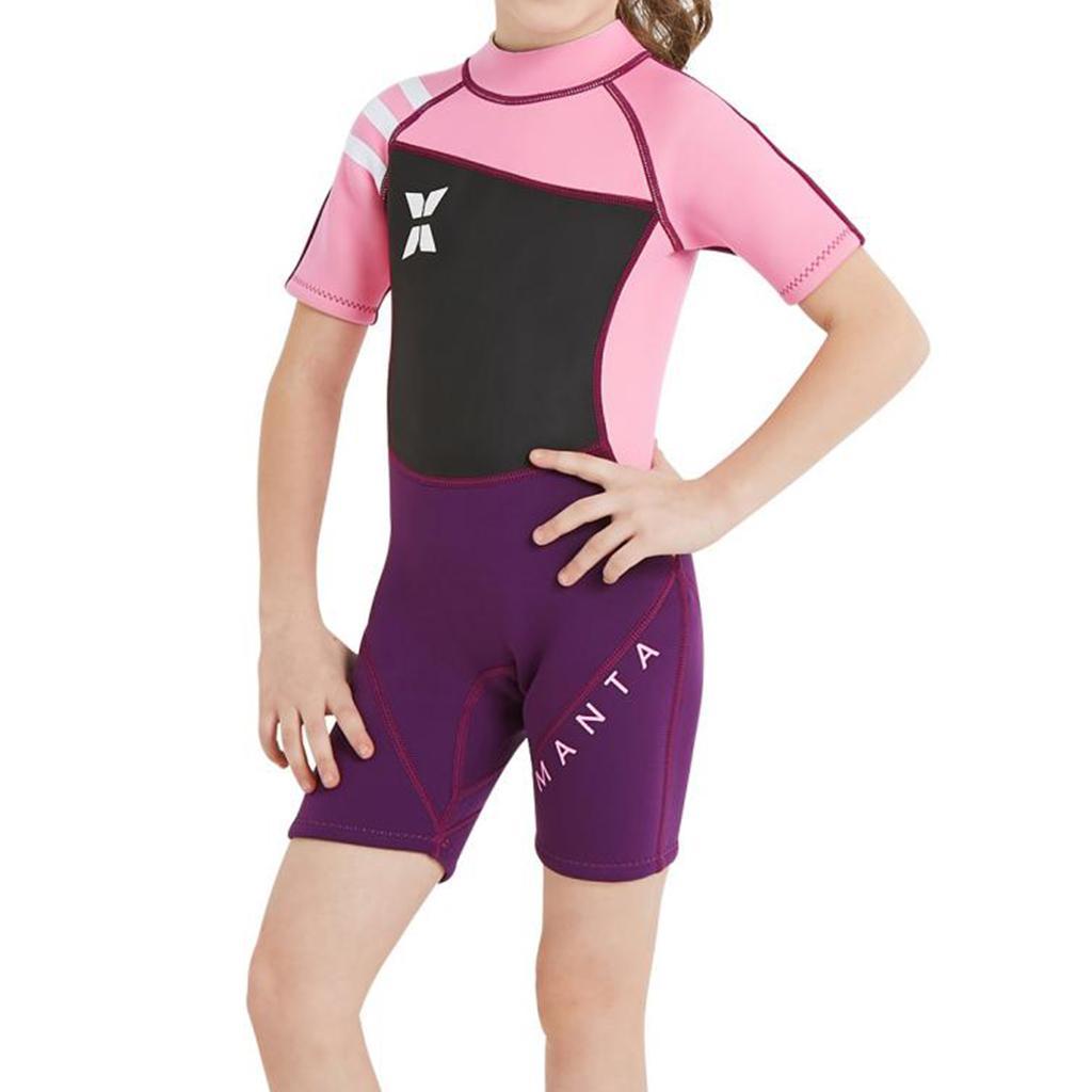 Kids Wetsuit S  Thermal Swimsuit 2.5mm  Short S Youth Children  , +