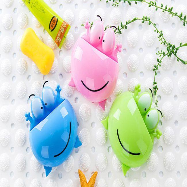 Dụng Cụ Đựng Bàn Chải Hình Ếch Nhiều Màu
