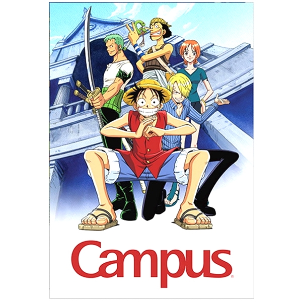 Vở Campus One Piece Legend 4 Ô Ly Ngang 200 Trang B5 NB-BOPL200