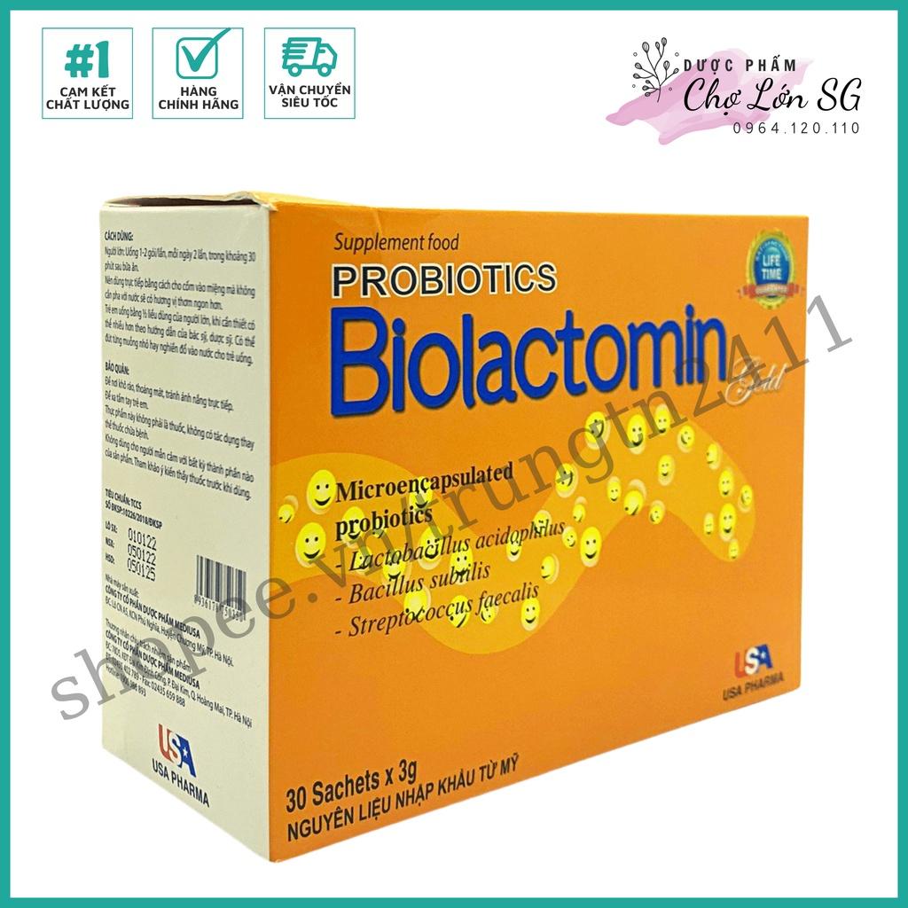 Cốm vi sinh BIOLACTOMIN GOLD cân bằng hệ tiêu hóa đường ruột, hỗ trợ ăn ngon - Hộp 30 gói