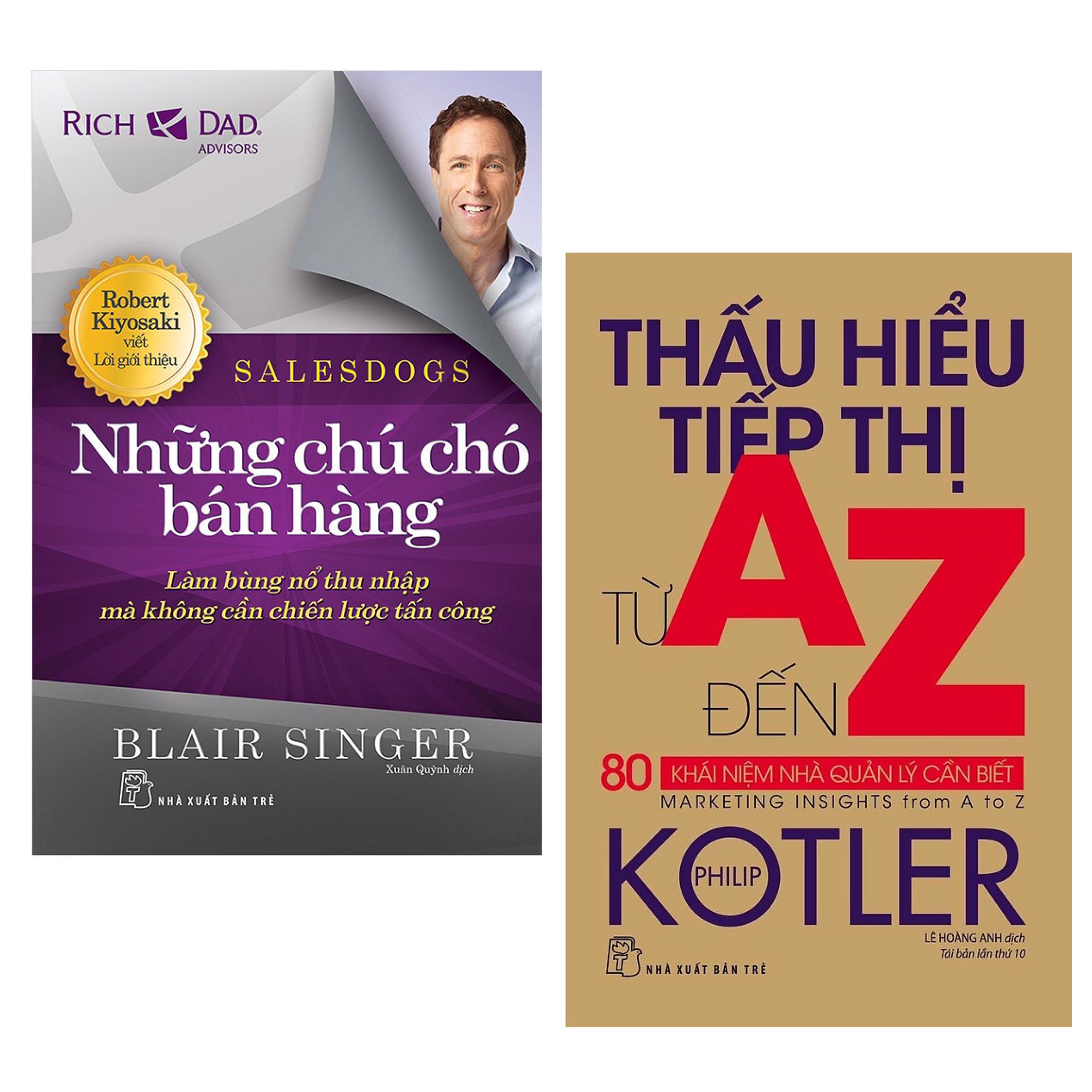 Combo Sách Kinh Tế:  Thấu Hiểu Tiếp Thị Từ A Đến Z - 80 Khái Niệm Nhà Quản Lý Cần Biết + Những Chú Chó Bán Hàng -