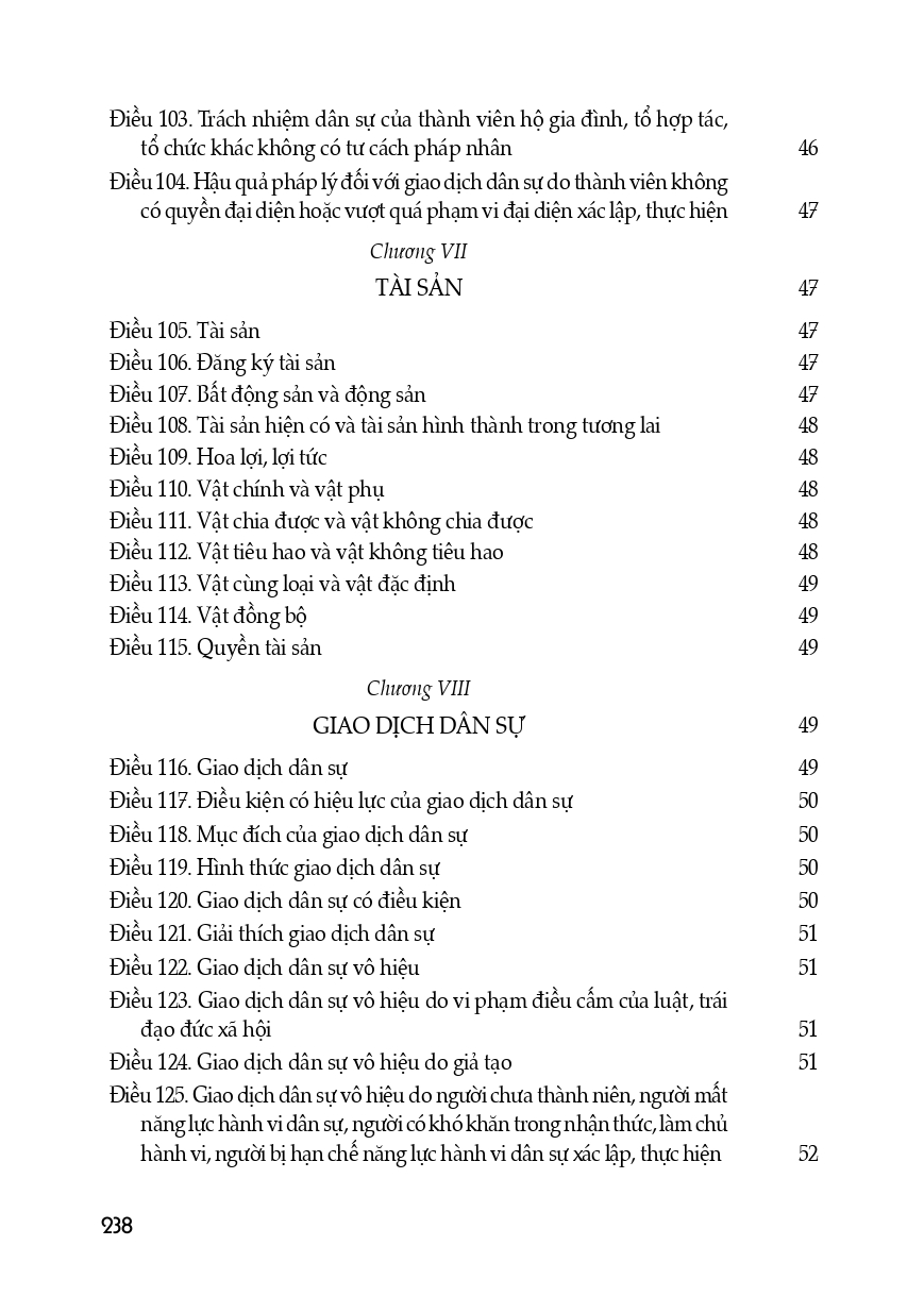 Bộ Luật Dân Sự (Hiện Hành) + Bộ Luật Tố Tụng Dân Sự (Hiện Hành) (Sửa Đổi, Bổ Sung Năm 2019, 2020, 2022) (Trình bày đẹp, chi tiết, dễ dàng tra cứu)