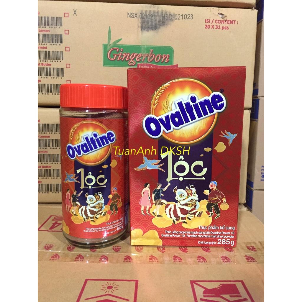 Thức uống lúa mạch hương vị sô-cô-la Ovaltine bột (01) hũ thủy tinh 400g -Hàng DKSH Việt Nam