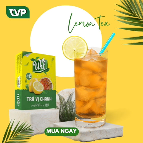 Trà hòa tan vị chanh Wil bổ sung Vitamin C giải khát hộp 272g