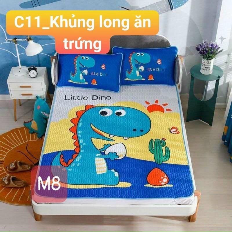 Chiếu Điều Hoà Tencel 6D Hàng Nhập Khẩu Cao Cấp 3 Món Mẫu Bé Trai Và Bé Gái
