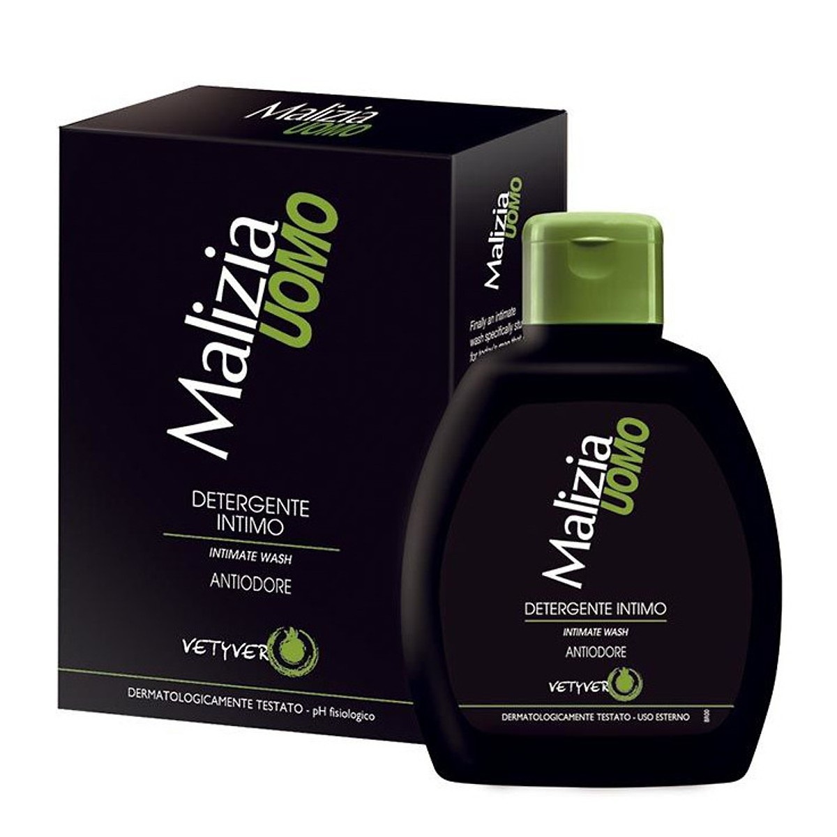 Combo 1 dung dịch vệ sinh nam Malizia Ý + 1 Nước dưỡng sau cạo râu Malizia Ý