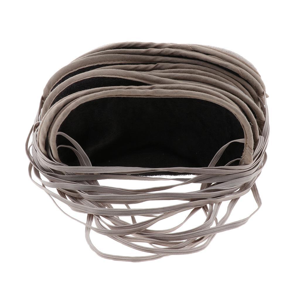 10Pcs Soft Sleep Mask Adjustable Strap Eye Mask Blindfold for Puffy Eyes