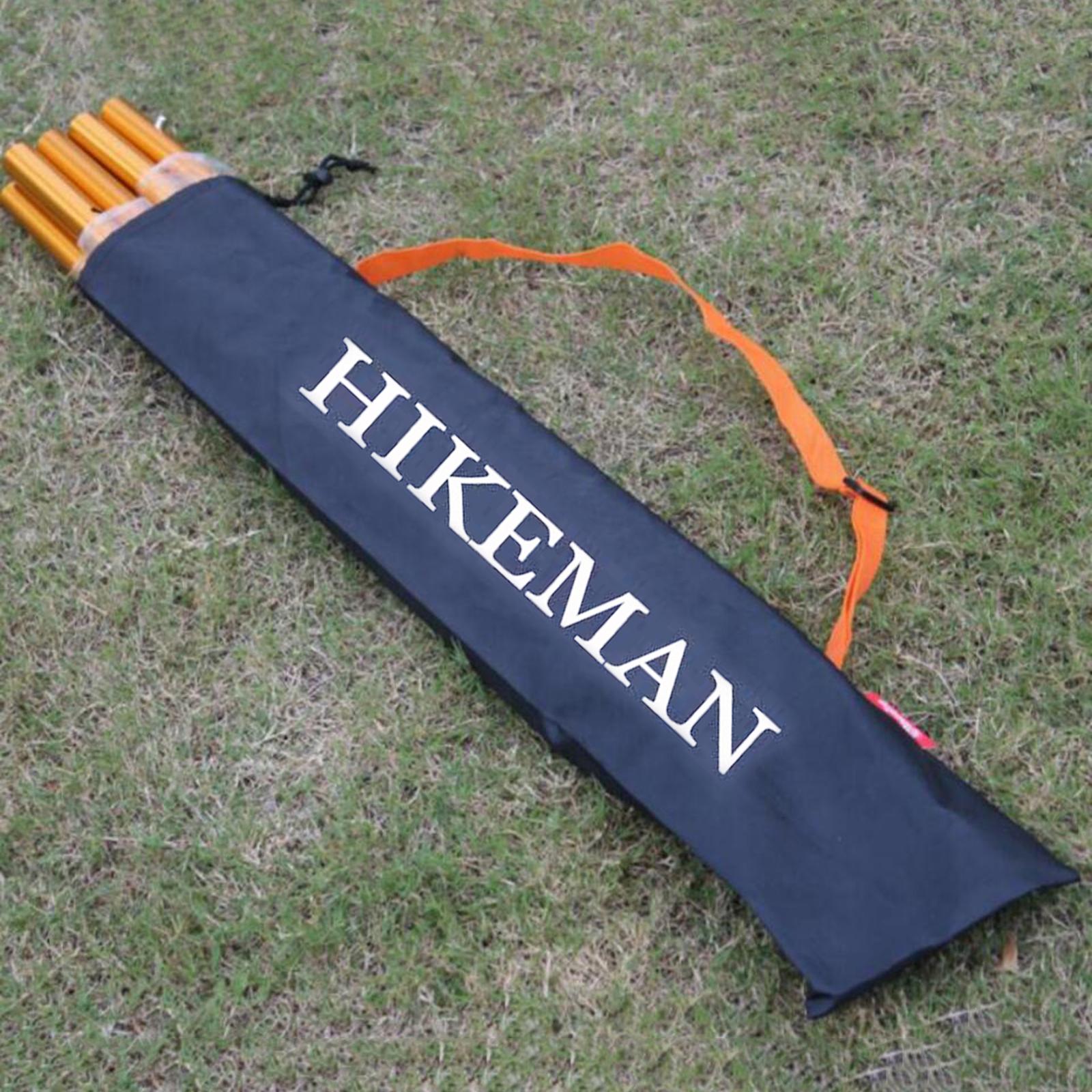 Waterproof Tent Poles Storage Bag with Drawstring Trekking Camping Equipment