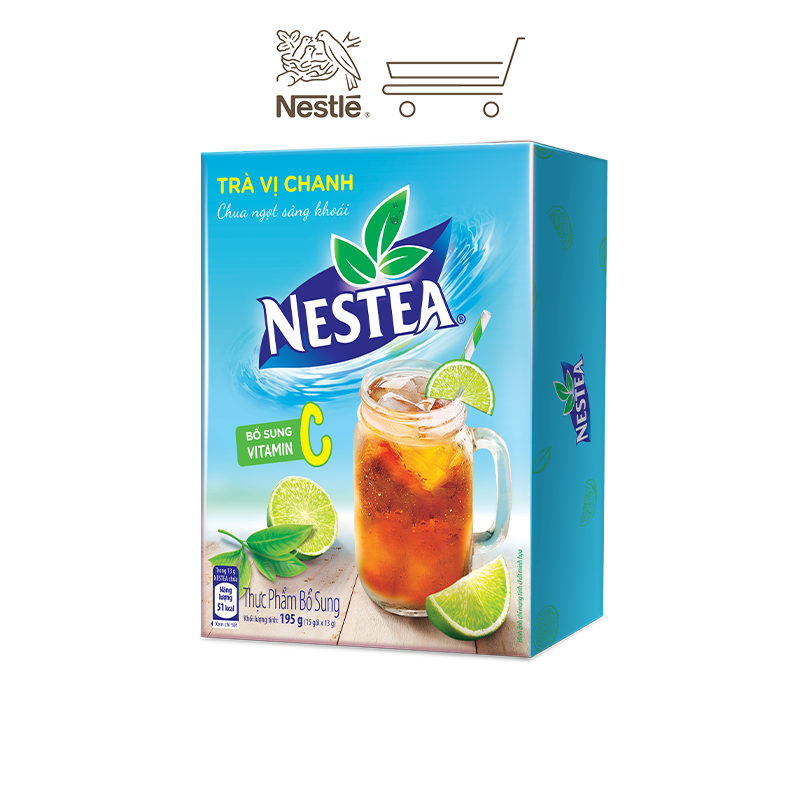 Combo 2 Hộp trà Nestea vị chanh (2 x 15 gói x 13g)