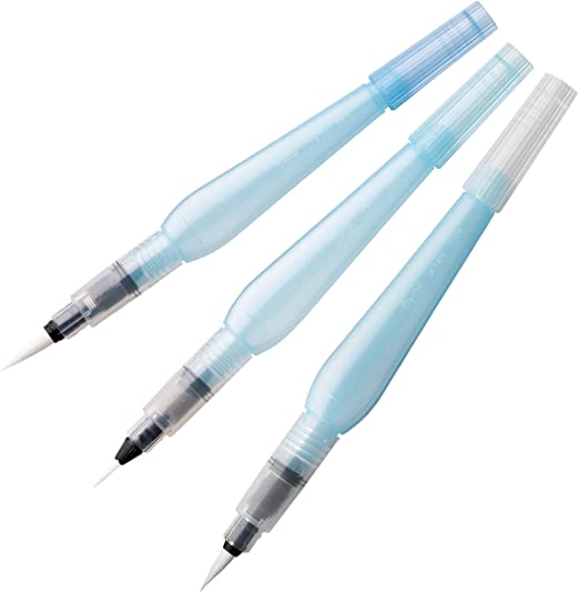 Pentel XFRH | Cọ Vẽ Màu Nước Chuyên Nghiệp | Đầu Mềm Và Dai | Thay Thế Cọ Vẽ Thông Thường| Pentel Brushpen