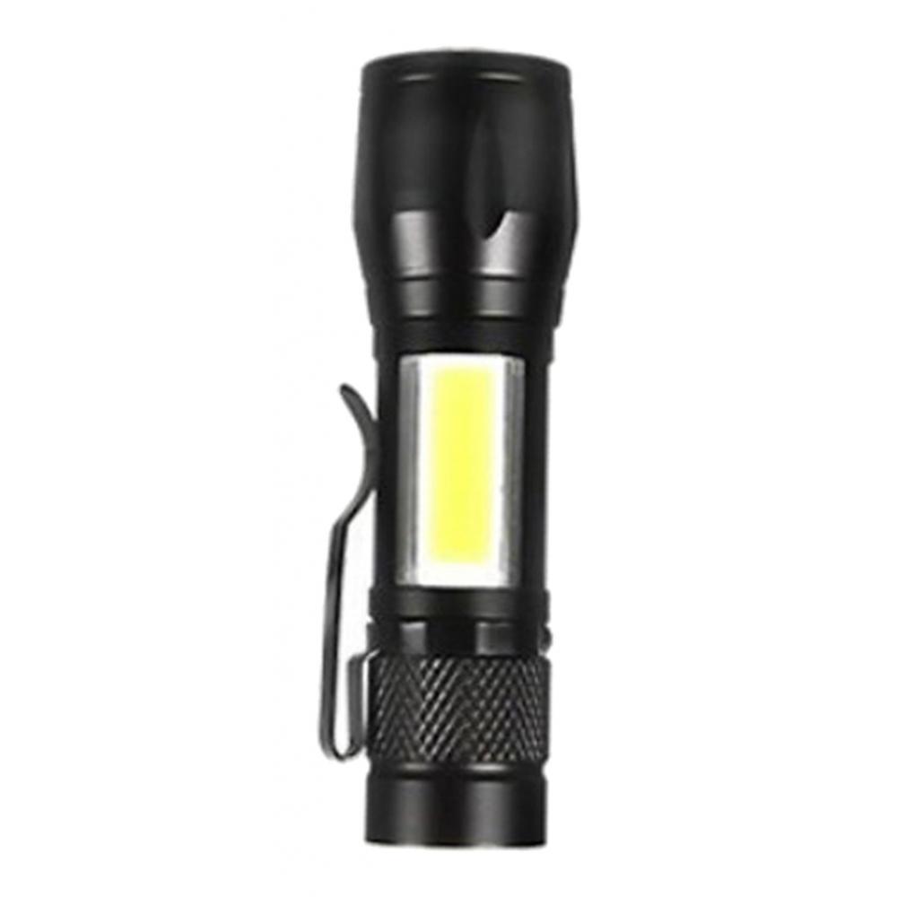 COB Light Lamp Camping Flashlight USB Rechargeable Fixed-focus