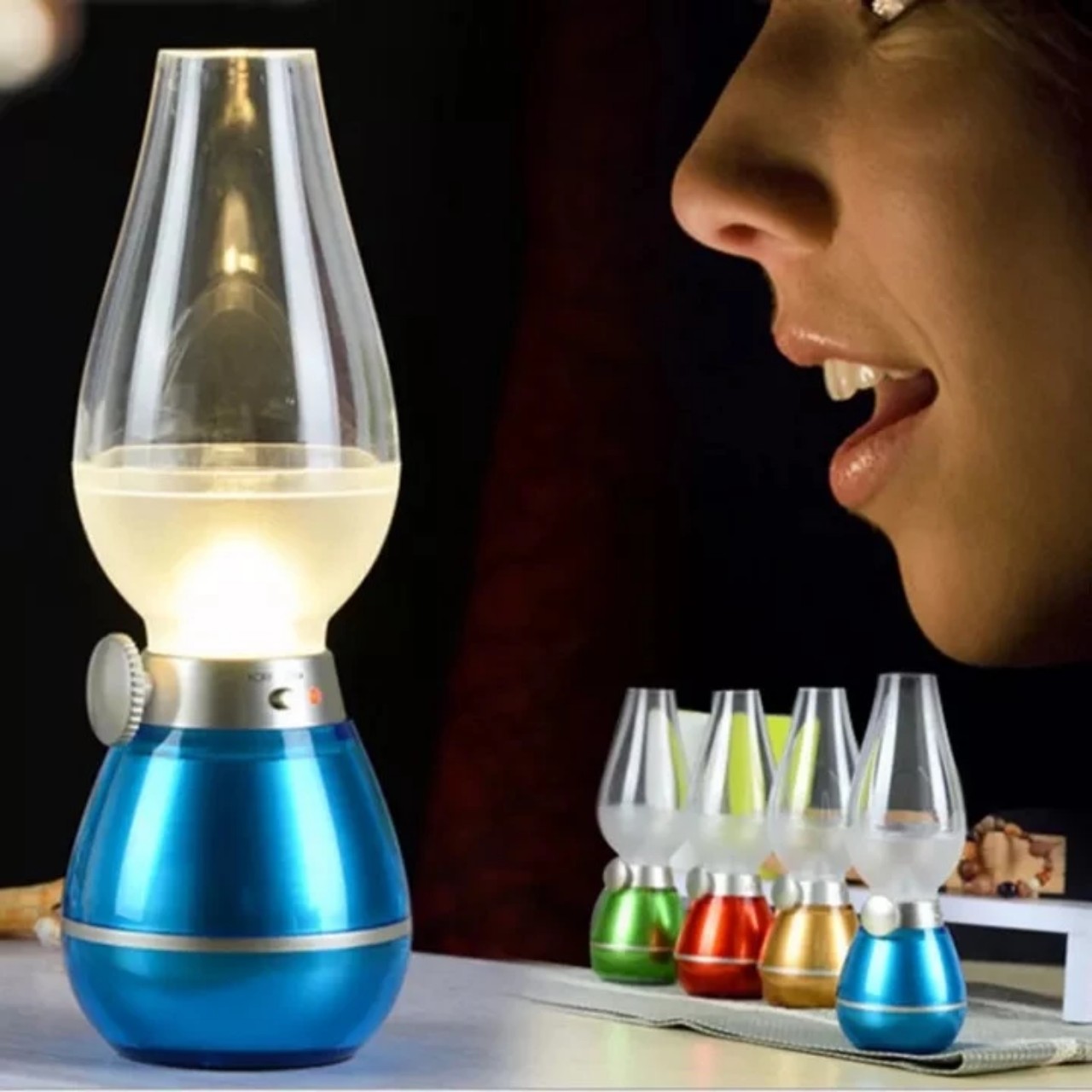 Đèn Thờ Cảm Ứng Điện Tử LED Bản Cao Cấp - Điều Chỉnh Thổi Bật Tắt Thông Minh