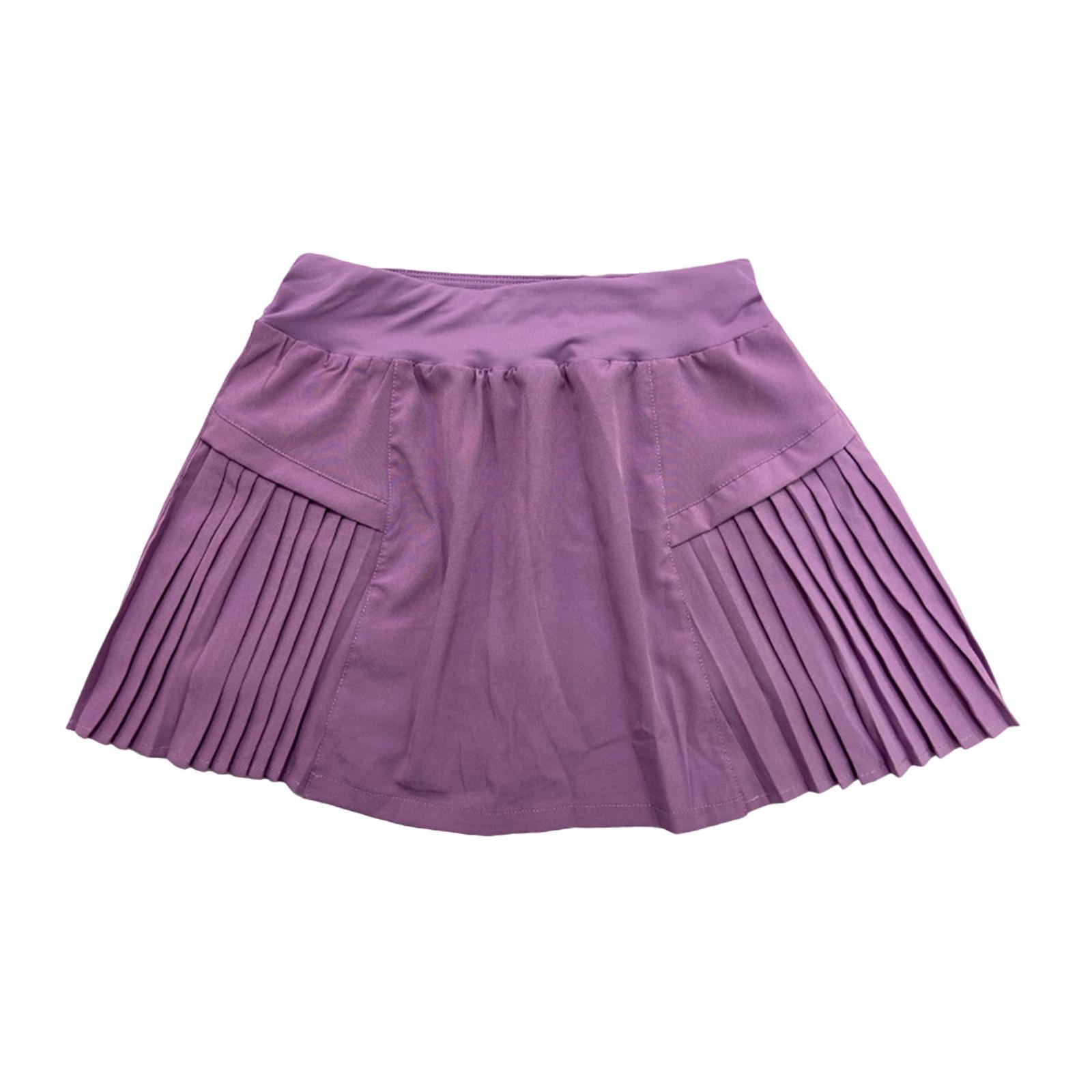 Tennis Skirt Short Skirts High Waist Casual Gymwear Fitness Badminton Skirts