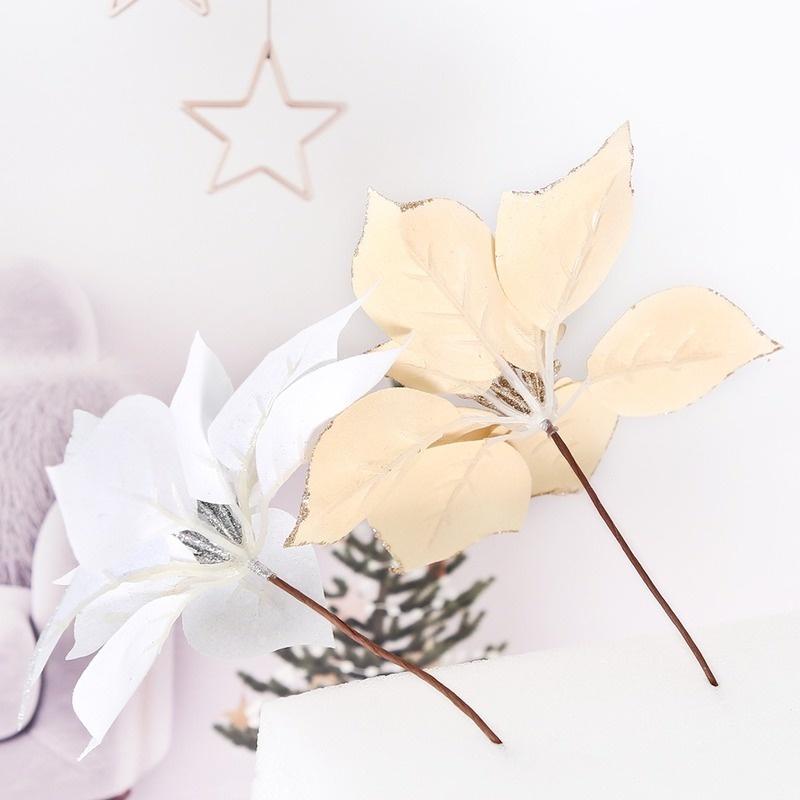 Hoa giả lấp lánh trang trí giáng sinh