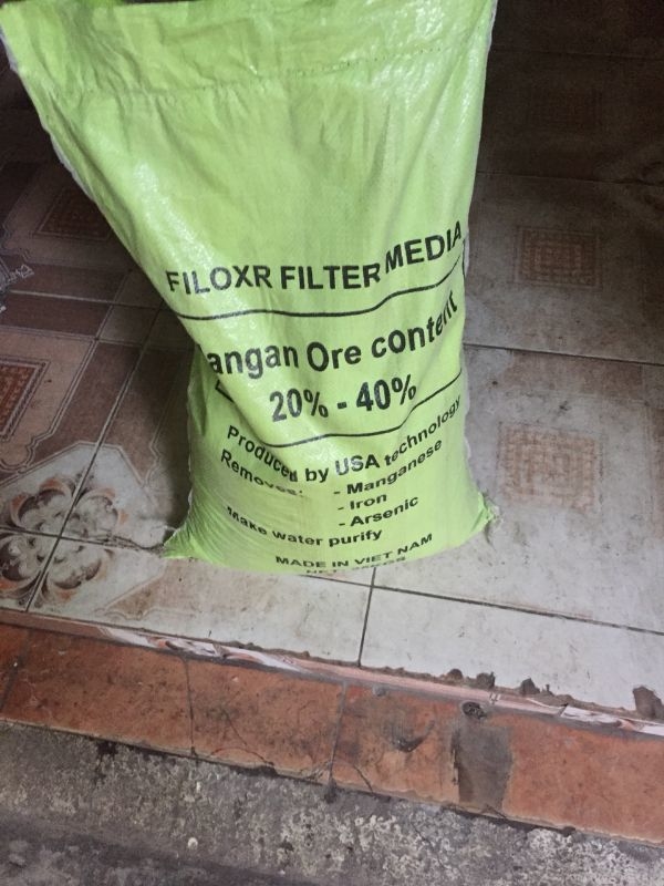 Combo Hạt lọc nước mangan filox bao 25kg