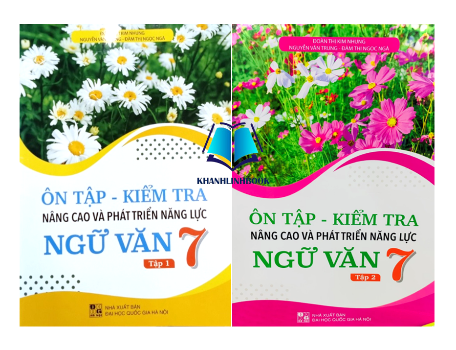 Sách - Combo ôn tập kiểm tra nâng cao và phát triển năng lực ngữ văn 7 - tập 1 +  2