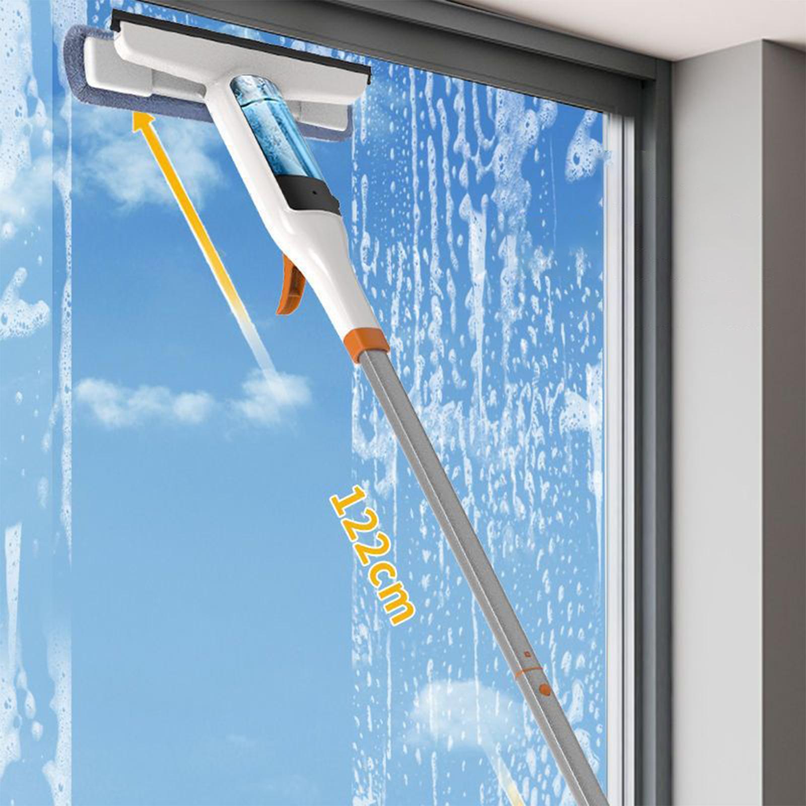 Double Sided Window Cleaner 220ml Shower Wiper Floor Cleaning Mop for Indoor