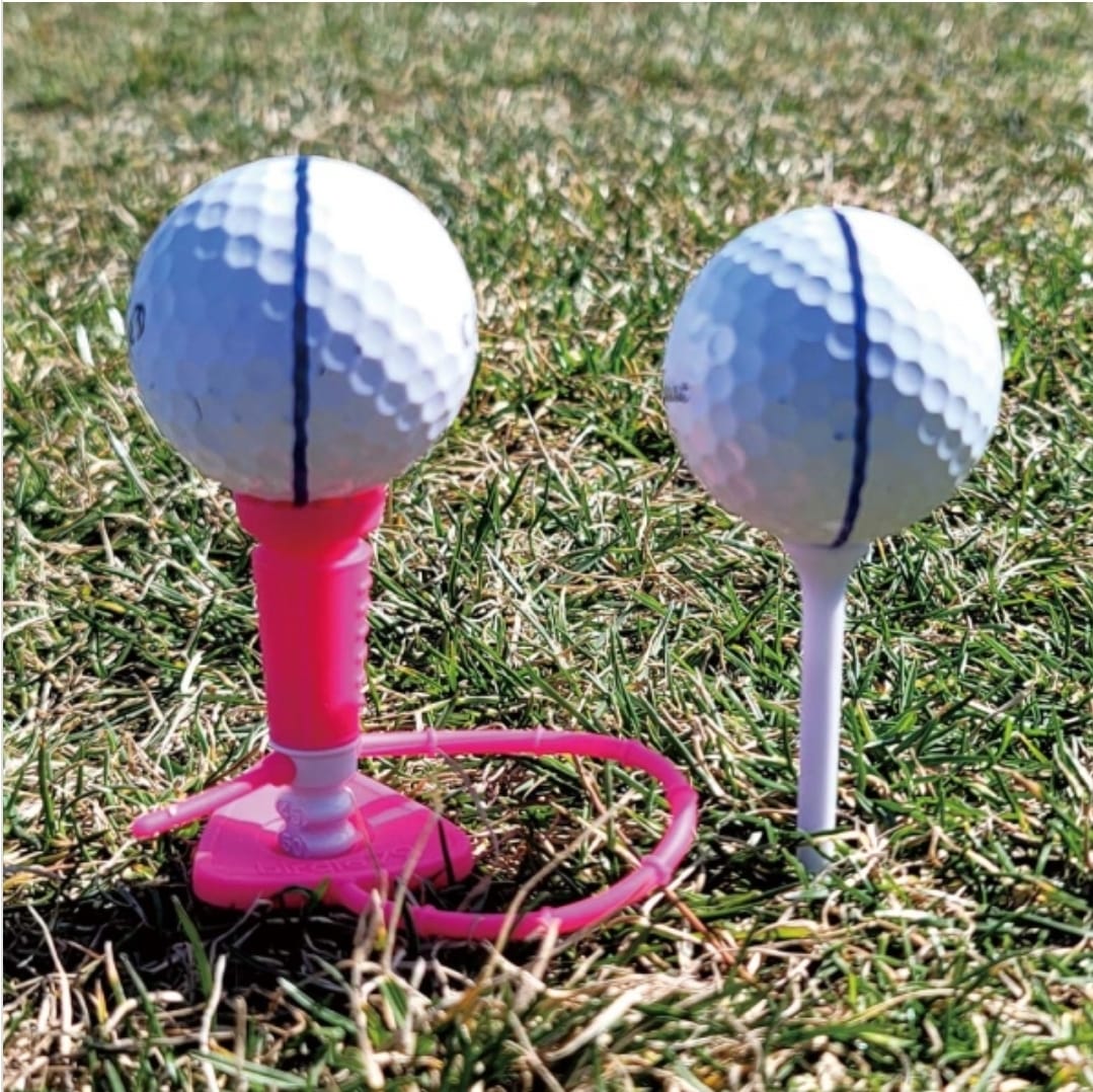 King tee golf hạn chế slide, Chất liệu nhựa dẻo silicone, Dẫn hướng gậy driver, Dễ tìm tee sau khi phát bóng, đầu tee đường kình 20mm giữ bóng không rơi