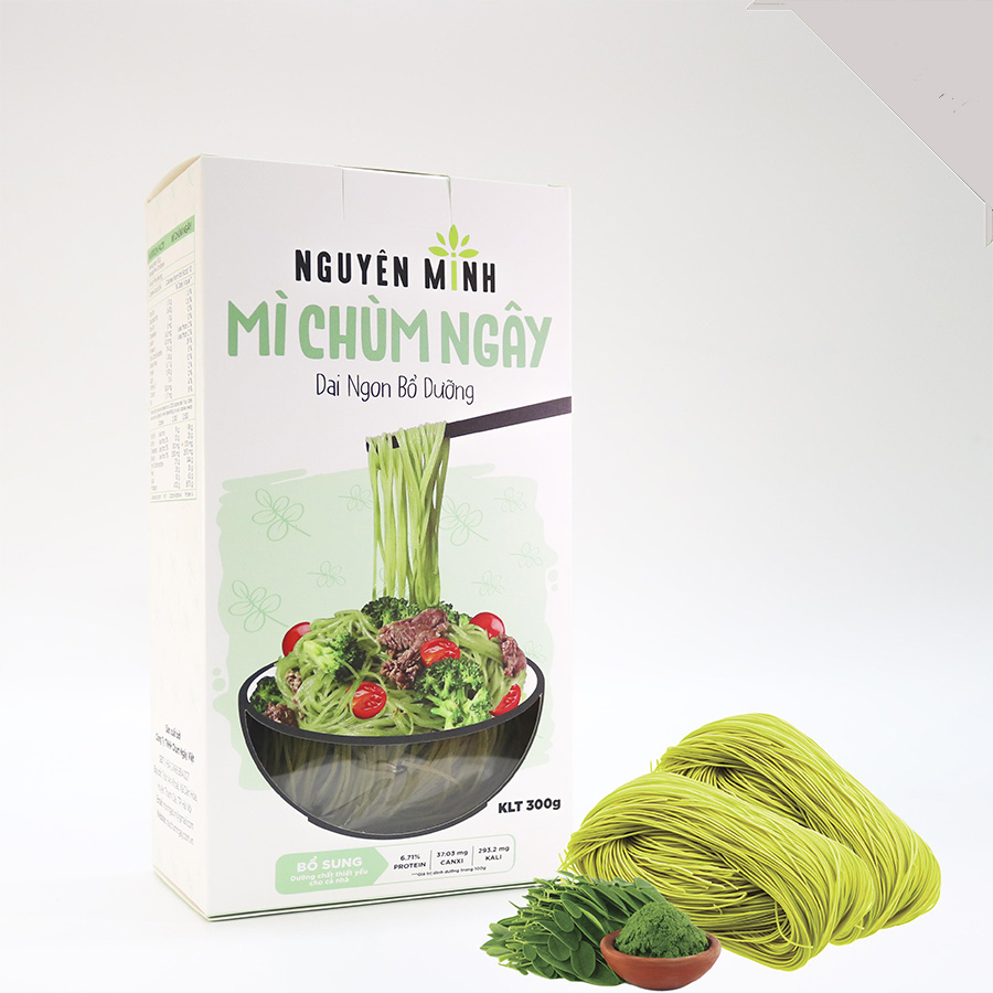 Mì rau củ Nguyên Minh vị chùm ngây hộp 300gram