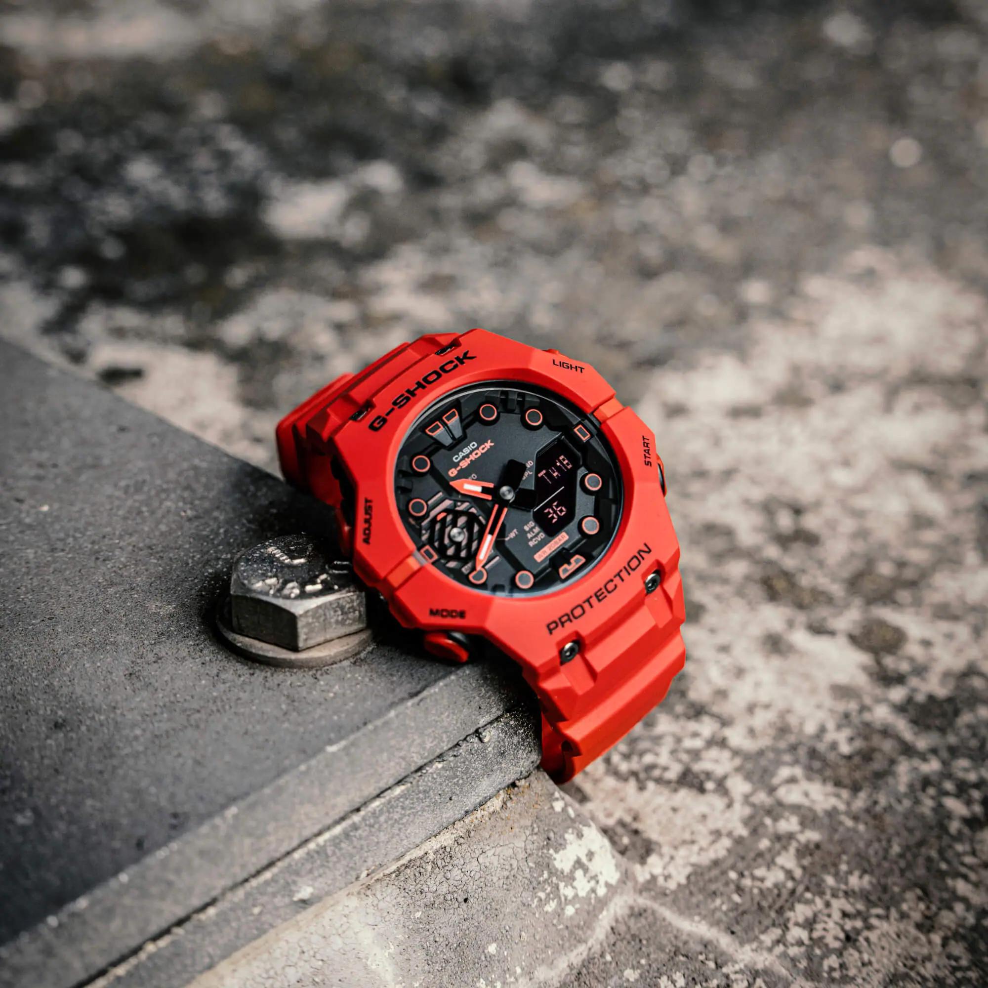 Đồng Hồ Nam Casio G-Shock GA-B001-4A Bluetooth Chính Hãng - Lõi Carbon - GA-B001-4ADR