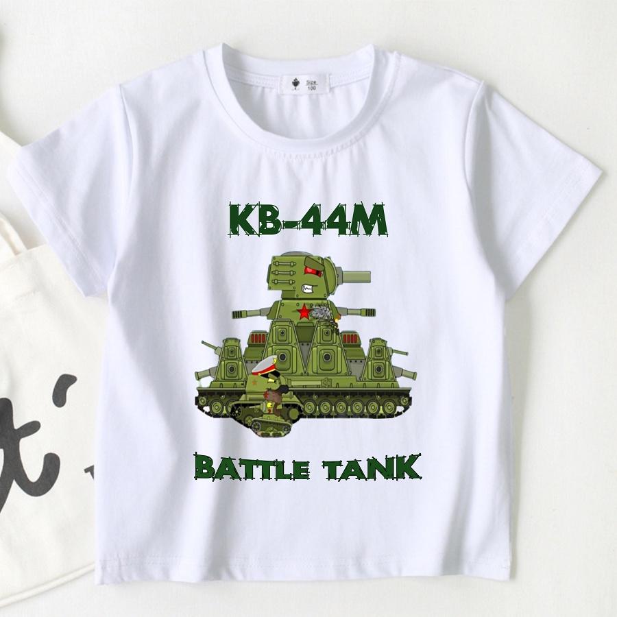 BST Áo thun in hình xe tăng quái vật thép hoạt hình cho bé trai cực chất giá siêu rẻ
