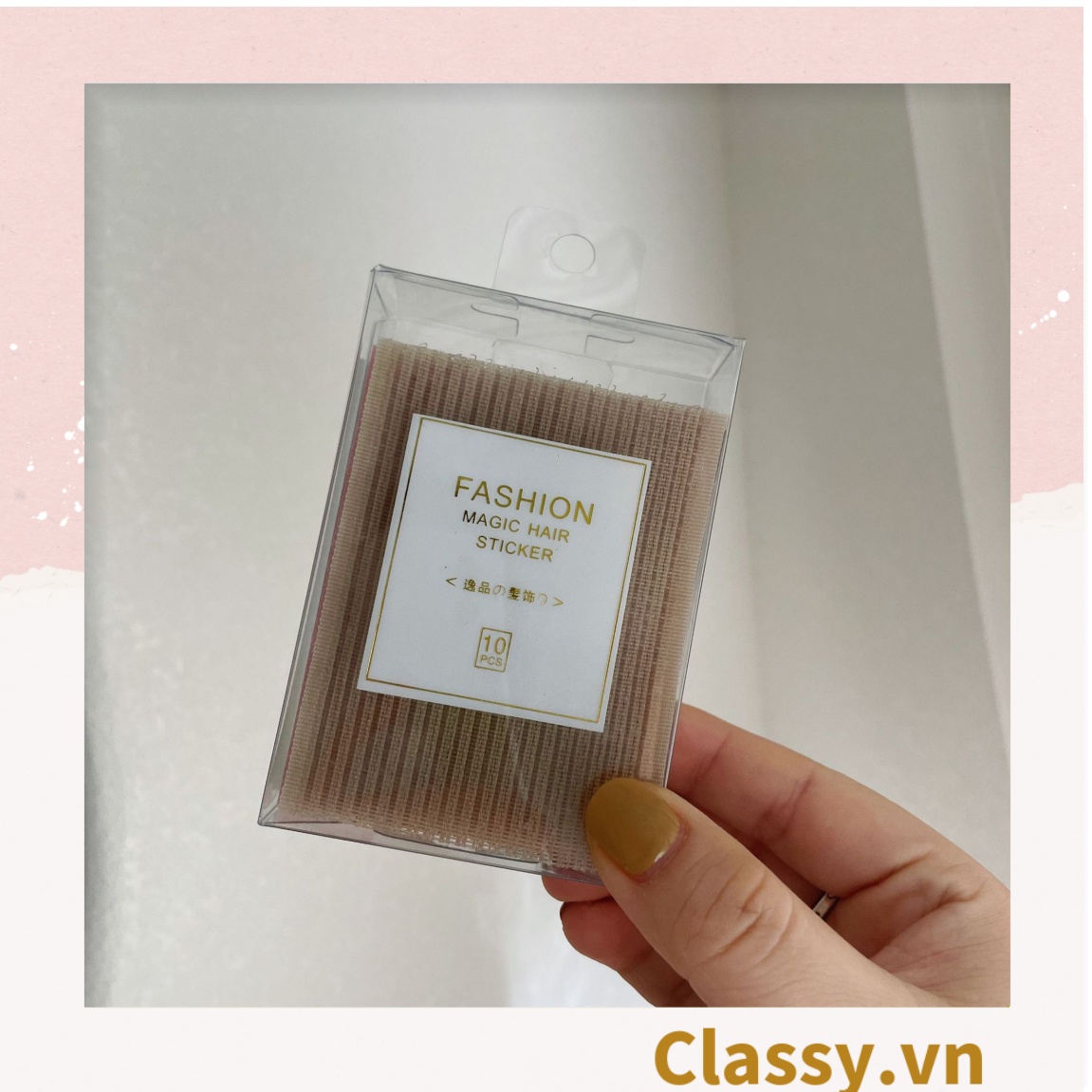 Miếng dán giữ tóc nhiều màu, giúp giữ tóc con, tiện lợi khi rửa mặt, trang điểm dành cho nam và nữ PK1155