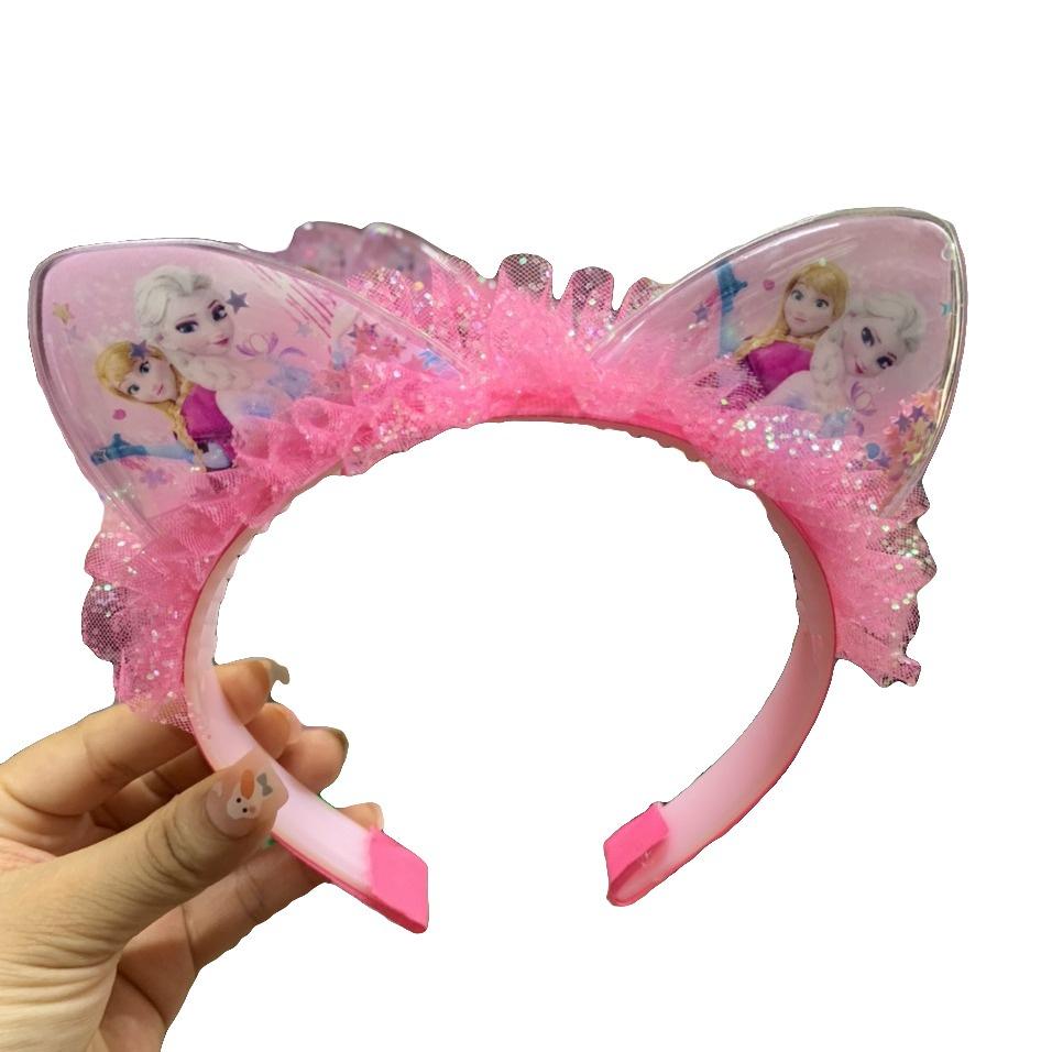 Bờm Voan Tai Mèo, Vương Miện, Hình Nơ Xinh Xắn Phong Cách Công Chúa