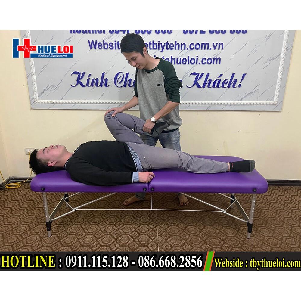 Giường vật lý trị liệu gấp gọn chân hợp kim nhôm