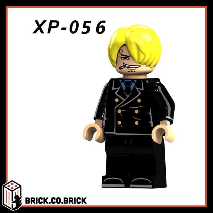 Xếp hình Đồ Chơi Lắp Ráp Minifig Anime Đảo Hải Tặc Ace Nico Zoro Luffy Brook Sapo Robin KT1008