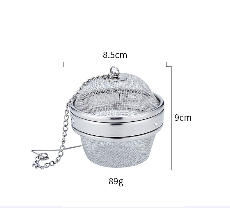 Dụng cụ lọc trà ,gia vị inox 304 - 9x8.5cm 89g