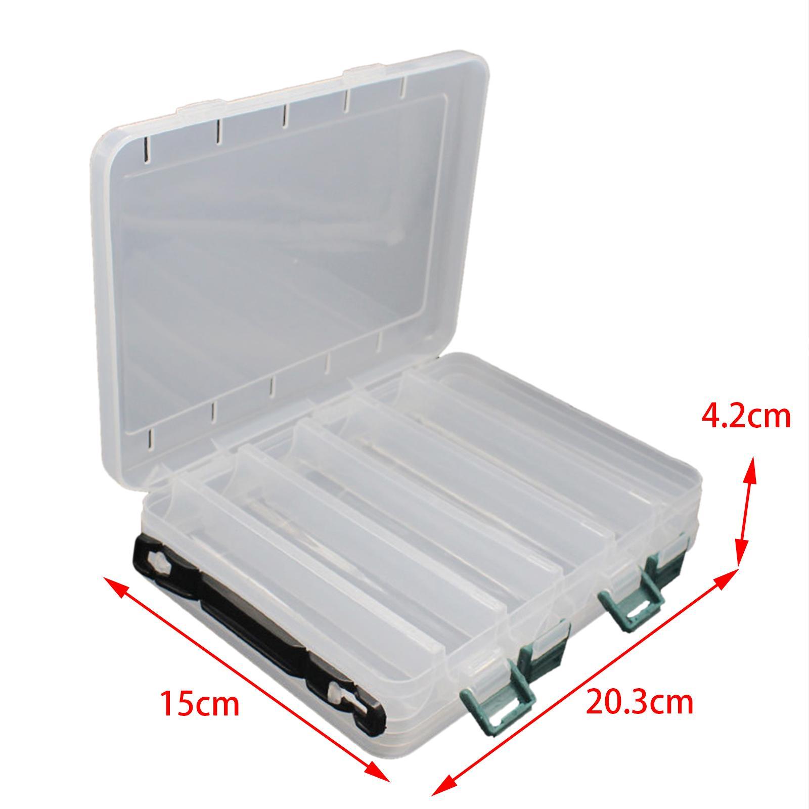 Tackle Box Tackle Storage Lure Hooks Multi Compartments Fishing Gear Accessory Removable Handle Portable Fly Fishing Organizer