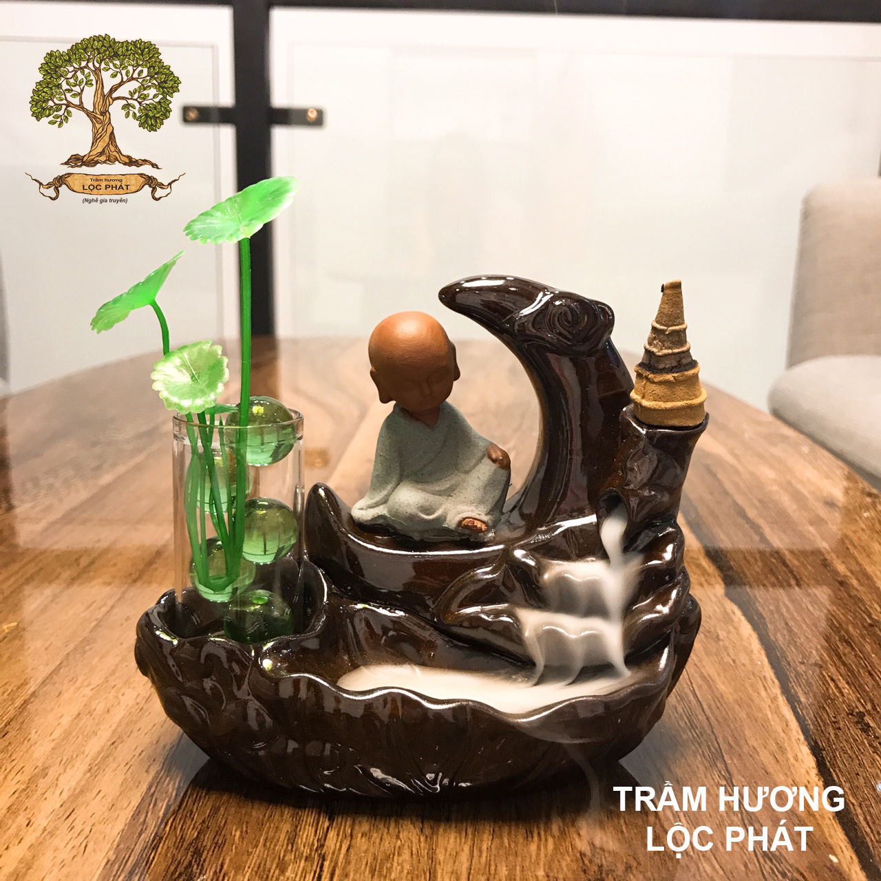 Nụ Trầm Hương Thác Khói - Cao Cấp - Loại 1 (hộp 33 viên)