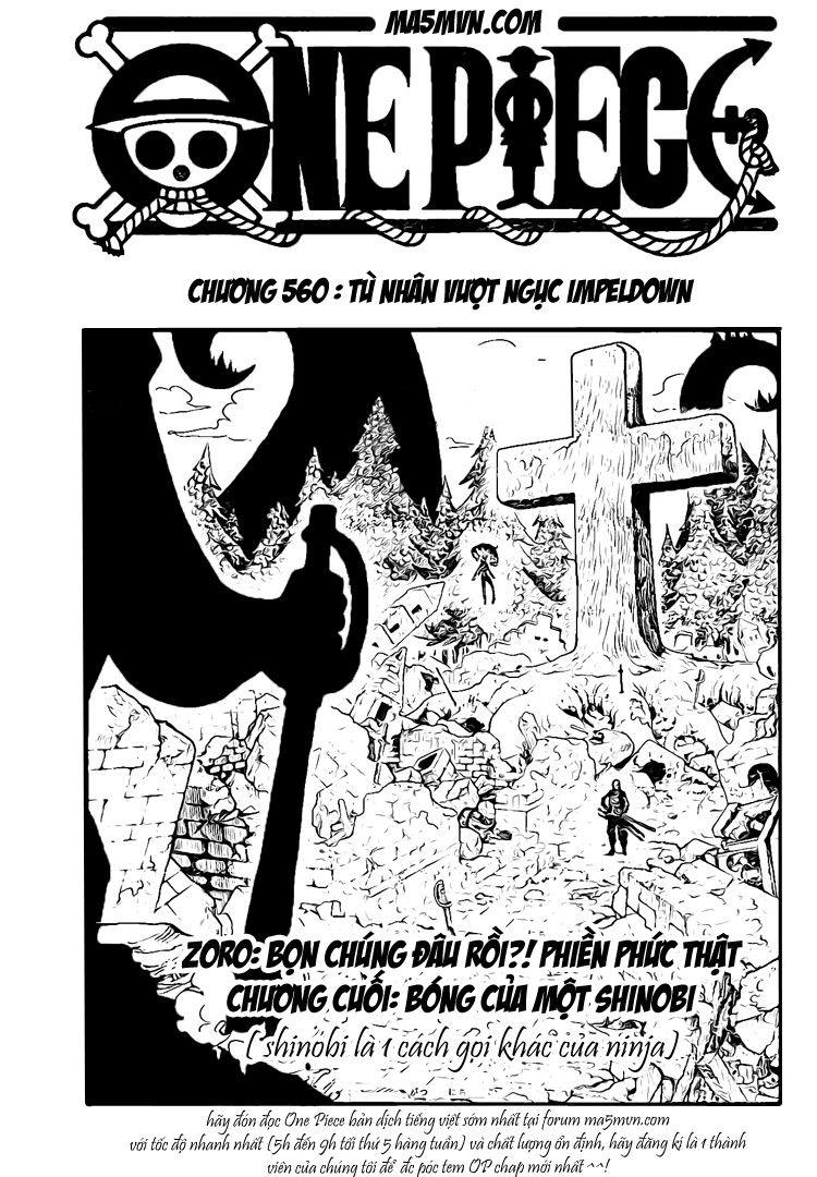 đảo hải tặc - one piece chapter 560 1