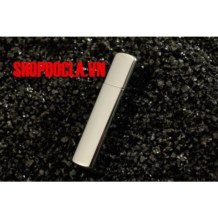 Bật Lửa Zorro Xăng Đá Đồng nguyên khối Zorro slim - mẫu Z909